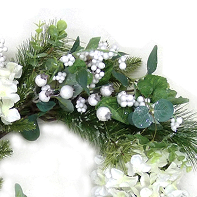 Best Selling Outdoor Artificial Flowers  Wreaths  Factory Direct Sale Craft Supplies Christmas Wreaths