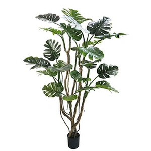New Products Artificial Plant Simulation Green MONSTERA Curvature Monstera Plant