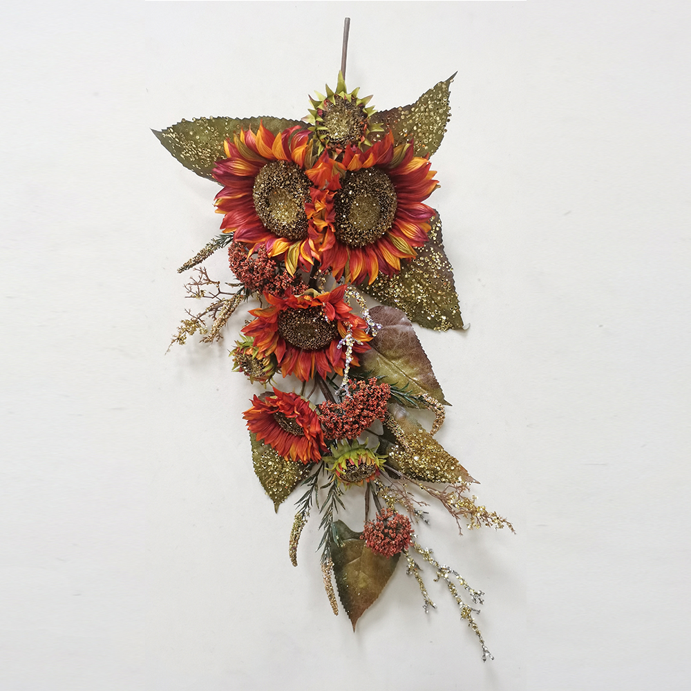 Popular and practica home autumn decoration decorative flowers artificial plants and flowers