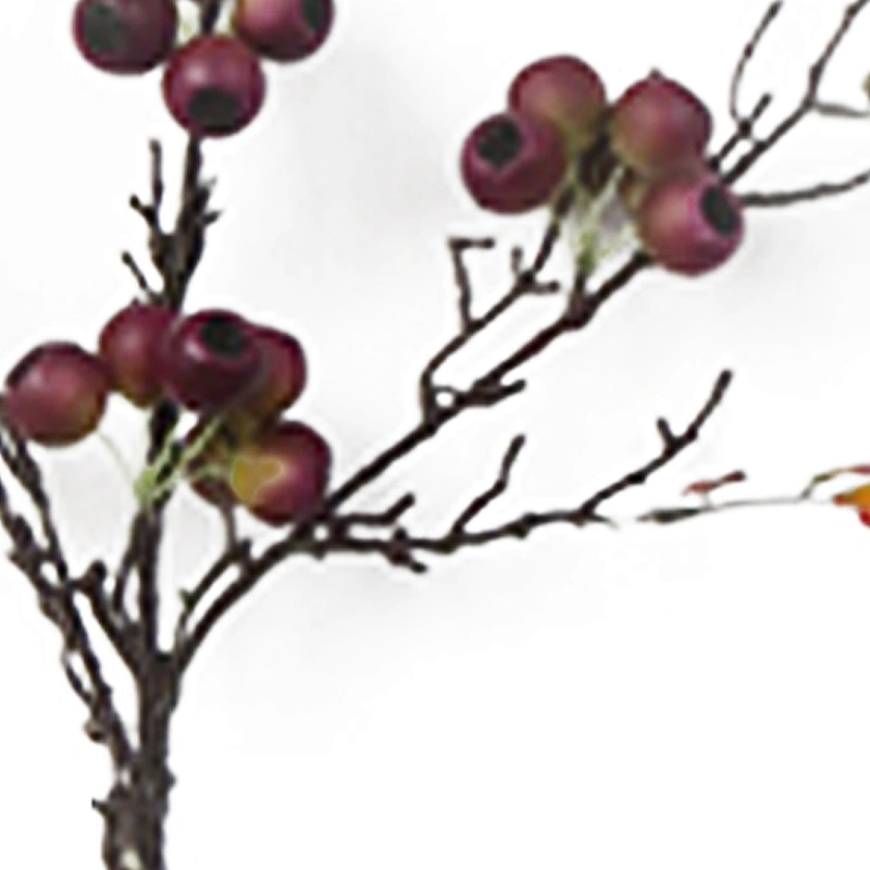 Leaves by hand spring plant Hand Wrapped flowers artificial flowers decor spray with leaves artificial flower