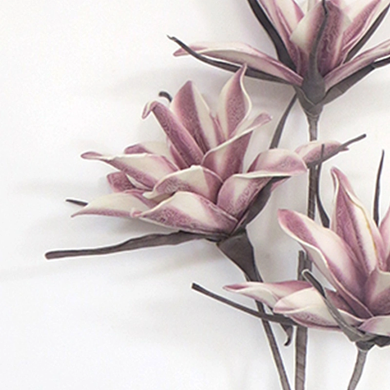 New Design Handy Carfts Wedding Bouquet Foam Decorative Model Flowers 120cm Silk Foam Flower