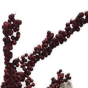 New Style Of Decoration Single Fern Leaves 116.84cm Champagne Flowers Glitter Spray Flowers For Sale
