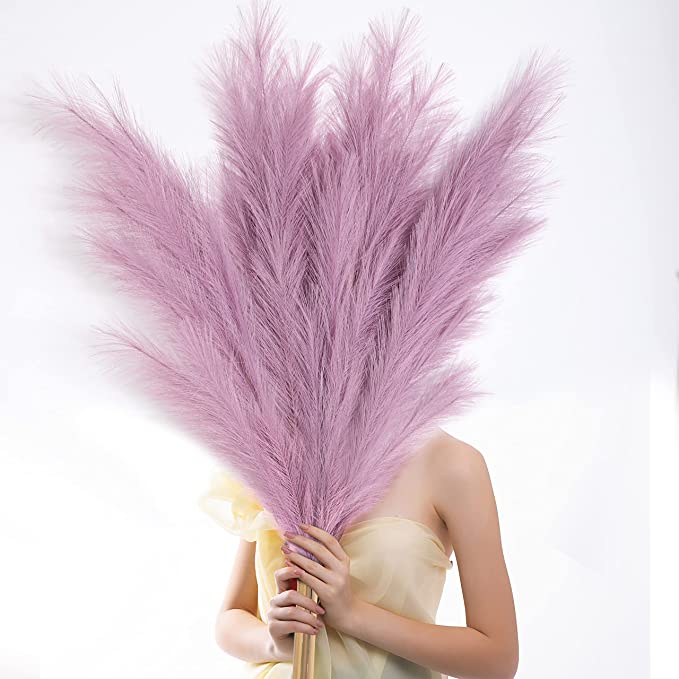 Wholesale Home Decor Pampas Grass Faux Pompous Pampas Grass Wedding Outdoor Decorations
