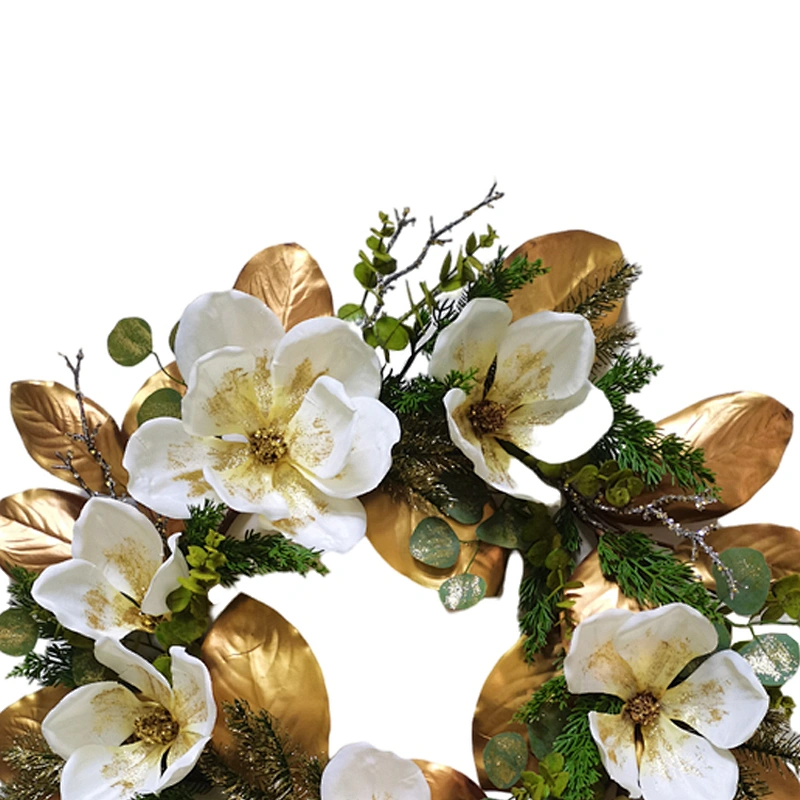 New Design Christmas decorations Artificial flowersPine needles and leaves spray Artificial flowers  76.2/45.7cm leaves