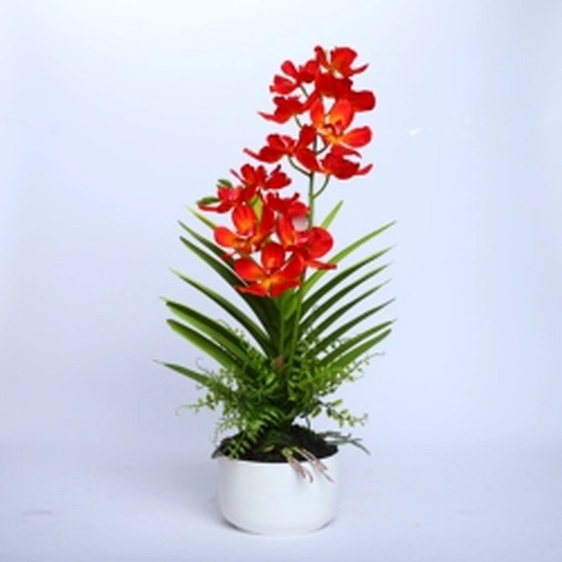 China Wedding Decor Orchid Assortment Artificial Flower Faux Water Orchid For Shop Supermarket Arrangement