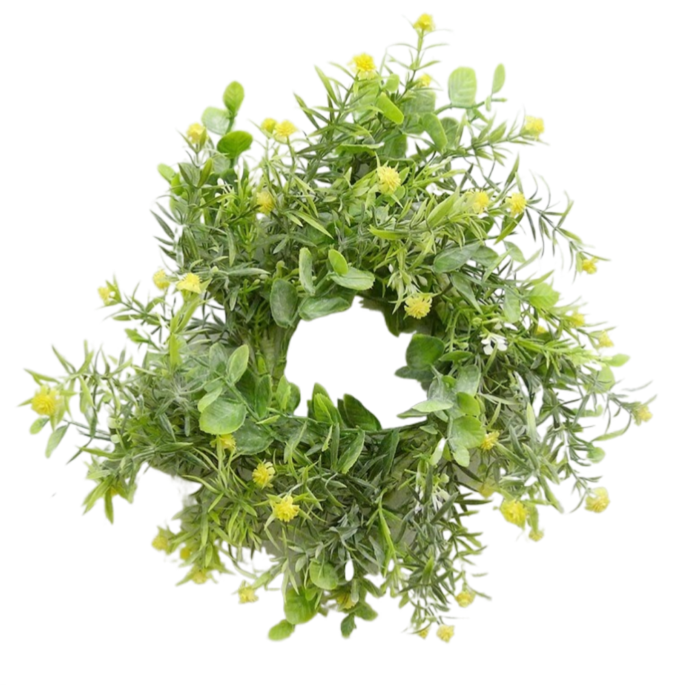 New Design handmade Lilac Wreath Handy Carfts Luxury Real Touch silver dollar Wreath Faux Flower