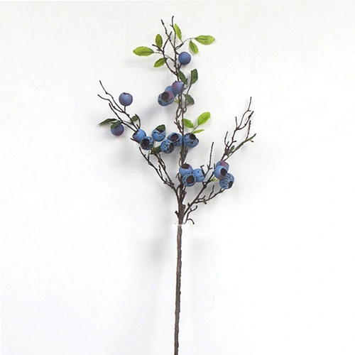 New Style Of Decoration Single Fern Leaves 106cm Champagne Flowers Glitter Spray Flowers For Sale