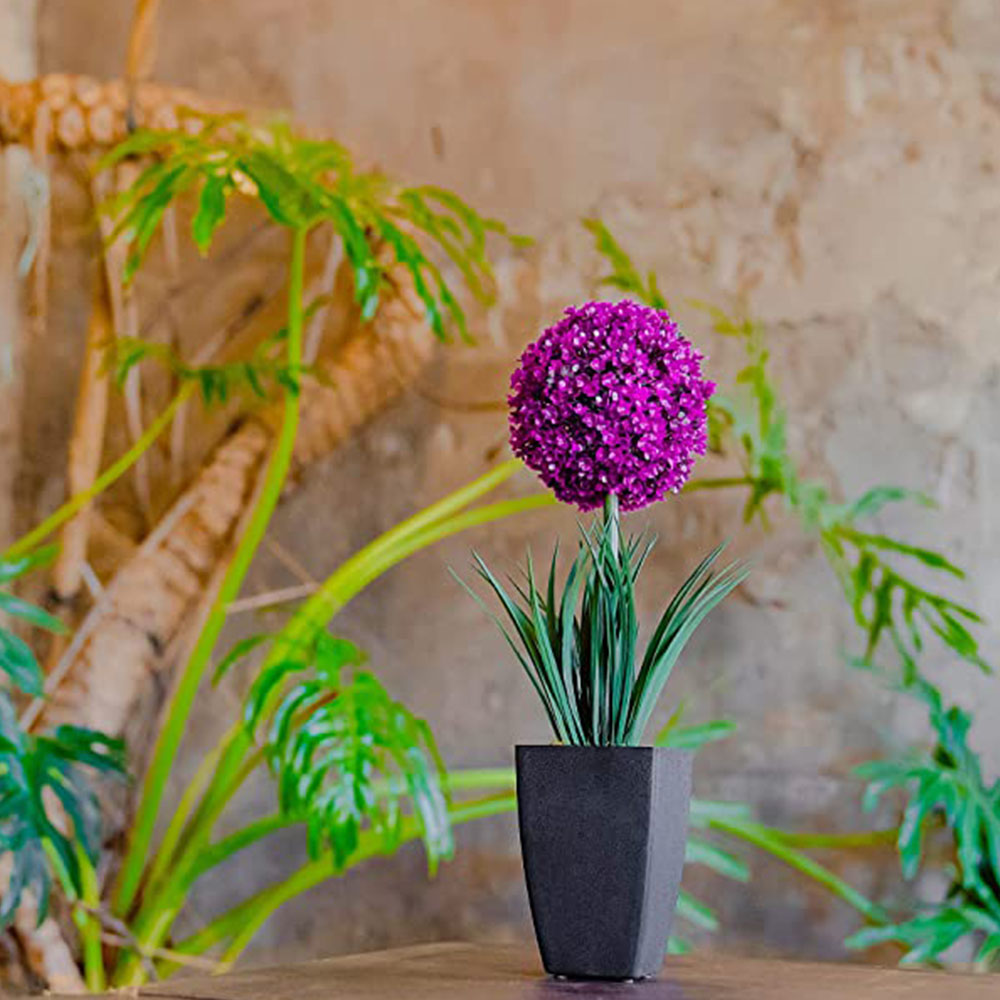 Fashion Artificial Plants Purple Flower Ball tall Artificial Flowers Ball for Home Office decor