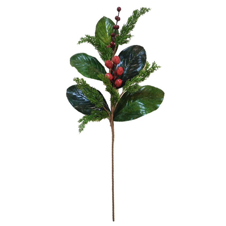 New Design handmade Pine needles and green leaves plant Real Touch 88.9cm artifical plant