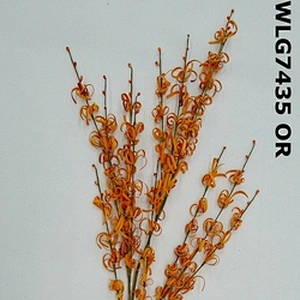 Wholesale Plastic orange Plants Wedding Bouquet Artificial Flower Gifts And Decorations