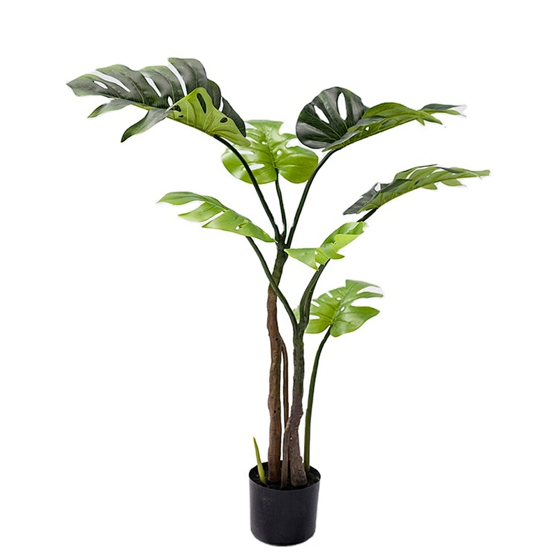 New Products Artificial Plant Simulation Green MONSTERA Curvature Monstera Plant