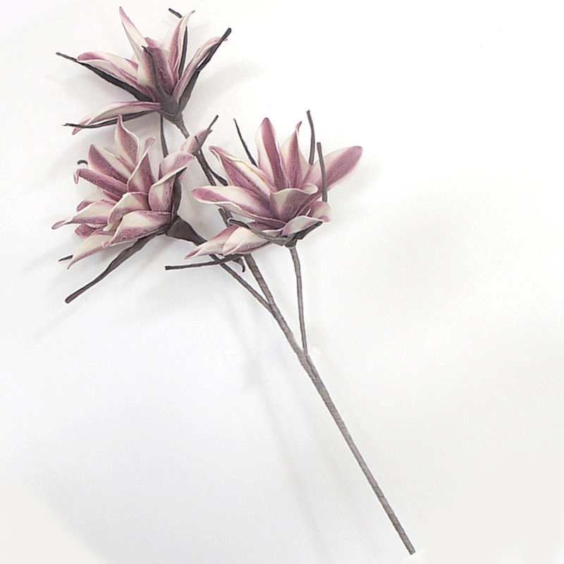 New Design Handy Carfts Wedding Bouquet Foam Decorative Model Flowers 120cm Silk Foam Flower
