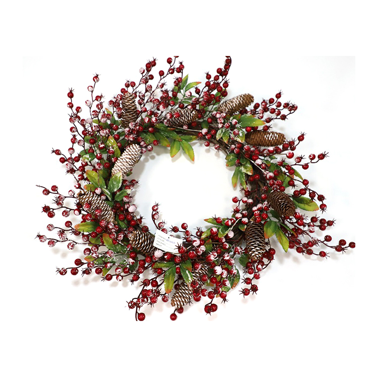 Wholesale Best Selling New Design Promotional Christmas Artificial Decoration Wreaths