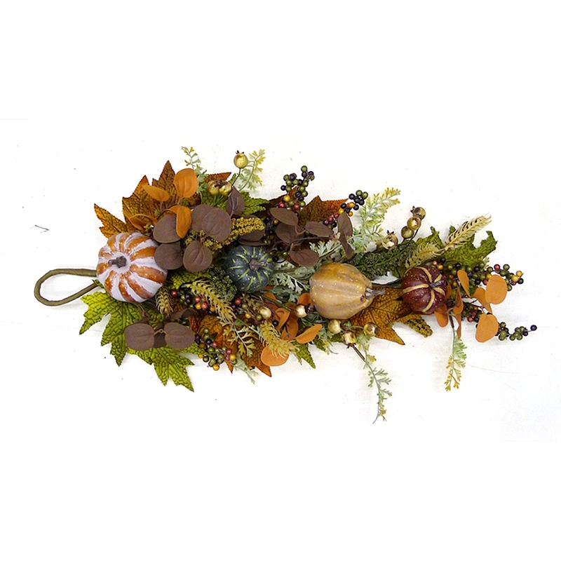 Hand wrapped floral spring personalized manufacturers direct selling artificial indoor decoration flowers wreath