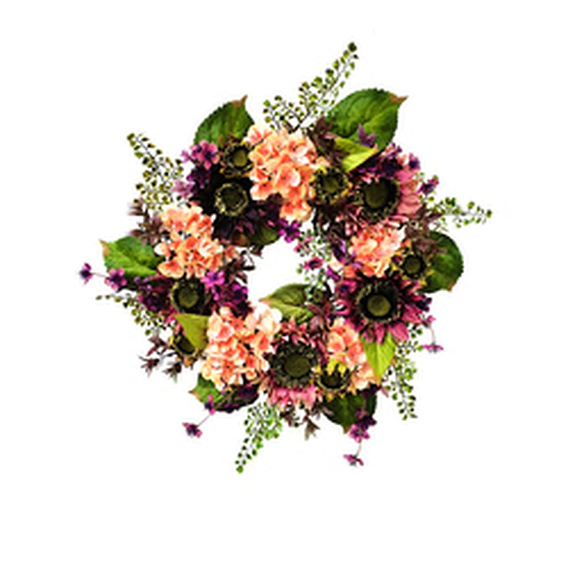 New fashion artificial flowers Good Supplier Artificial Wreath Natural Christmas Wreath Decoration