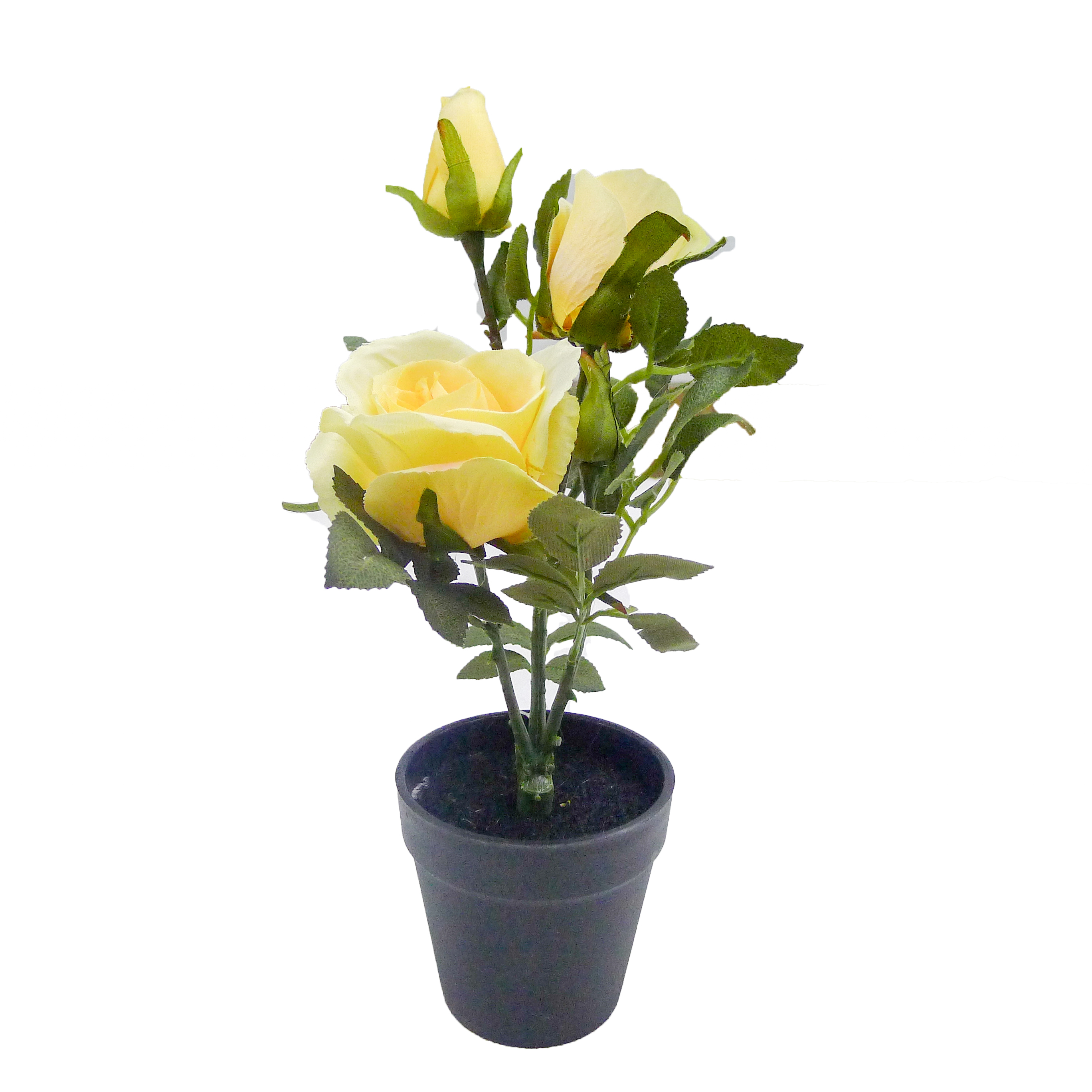 Wholesale Fashion Warm decoration Spring Spray yellow Rose Home Door Decorations Artificial yellow Rose