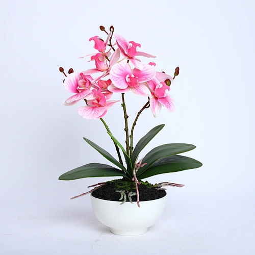 High quality real touch artificial orchid pot flowers wedding party home decoration artificial orchids flowers