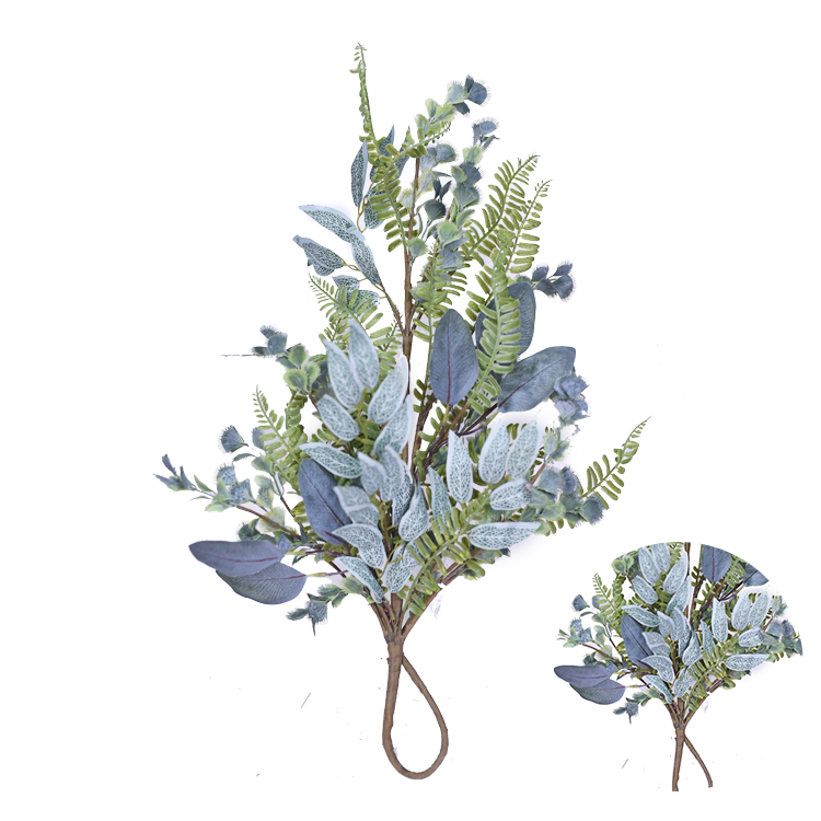 Handy Carfts home decoration teardrop Arts And Crafts Eucalyptus with fern teardrop