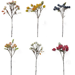 Wholesale fashion warm autumn spring floral artificial flower wholesale real touch wreath wreath decorations