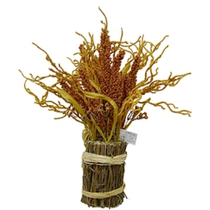 Indoor and outdoor artificial Decorations 42cm Red Orange Yellow Spray Hand Wrapped Spray