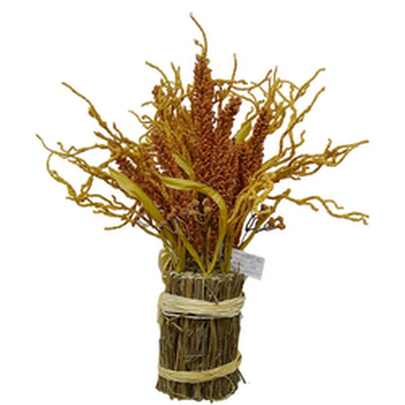 Indoor and outdoor artificial Decorations 42cm Red Orange Yellow Spray Hand Wrapped Spray