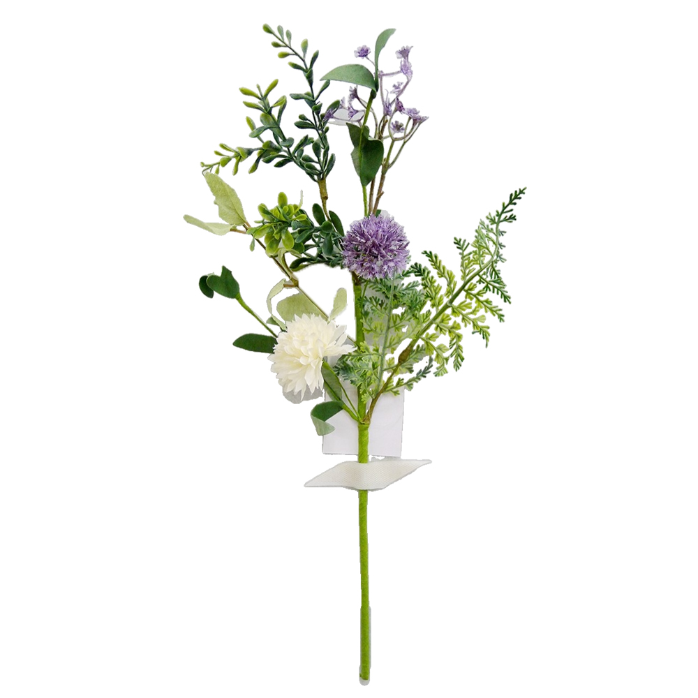 Eco Friendly Arts And Crafts Real Touch Wreath Luxury Lavender wreath with Ivy leaves Faux Flower