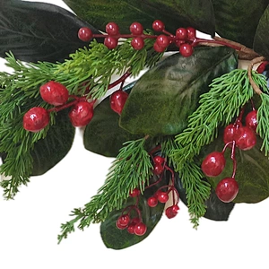 New Design Christmas decorations green leaves 91.44cm Arts And Crafts artificial leaves