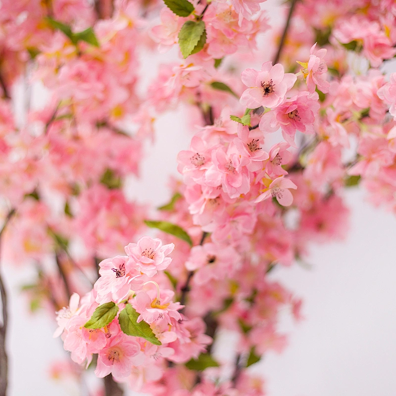 High quality artificial flowers cherry blossom branches plants cherry blossom tree for home and garden decoration