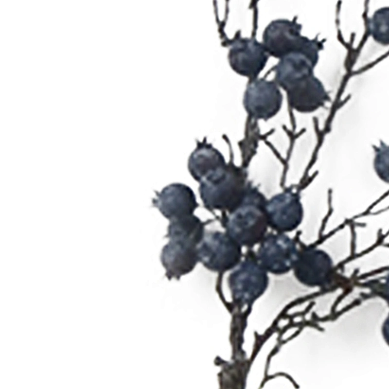 Hand wrapped floral spring personalized handmade floral wreath roses blueberry fruit spray artificial flowers