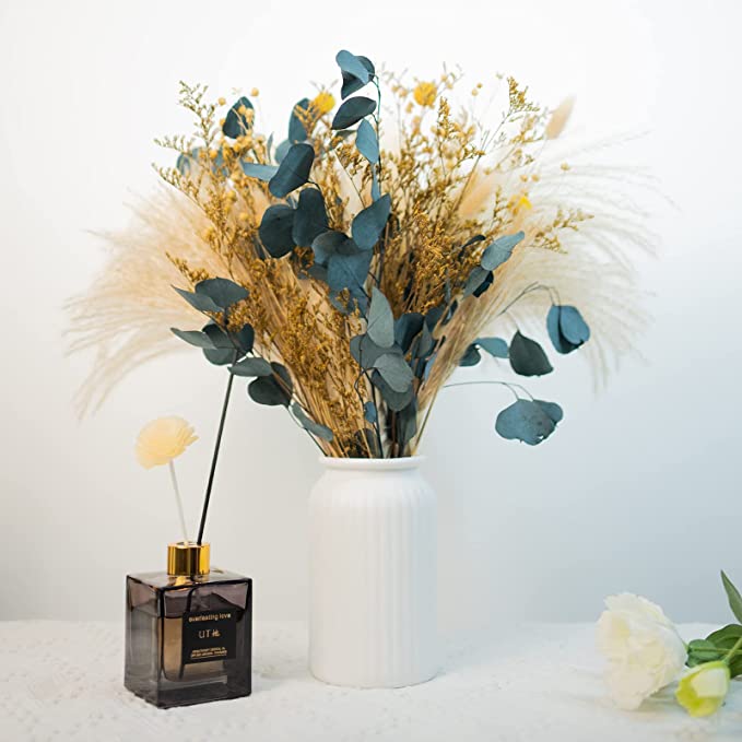 High quality Decor Faux Pampas Grass Artificial Pampas Grass Stems No-Shedding Low Maintenance from China