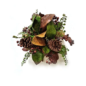 New Design Real Touch wreath Nordic Style Outdoor Indoor Colorful Artificial Wedding Christmas Wreath