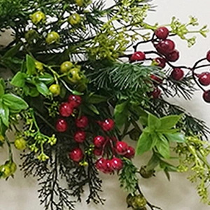 Decorate your home spray with leaves wreath hand wrapped decoration simulation wreaths decorations artificial flower