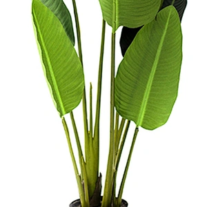 High Quality Customer Deliciosa Artificial Banana Leaf Tree  Decor Banana Tree Shredder