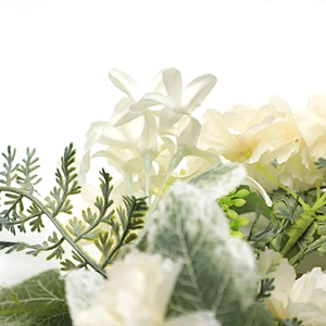 Interior decoration summer Friendly Arts And Crafts Real Touch Wreath Luxury Lavender wreath with leaves