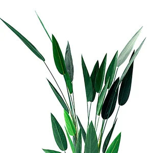 Hot sale fabric artificial strelitzia real touch artificial strelitzia artificial plants trees