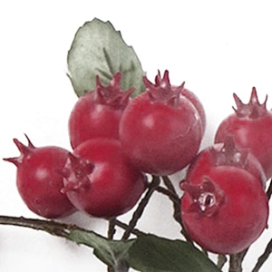 Spring new fashionable family decorative flowers cheap wholesale fruit spray artificial flowers
