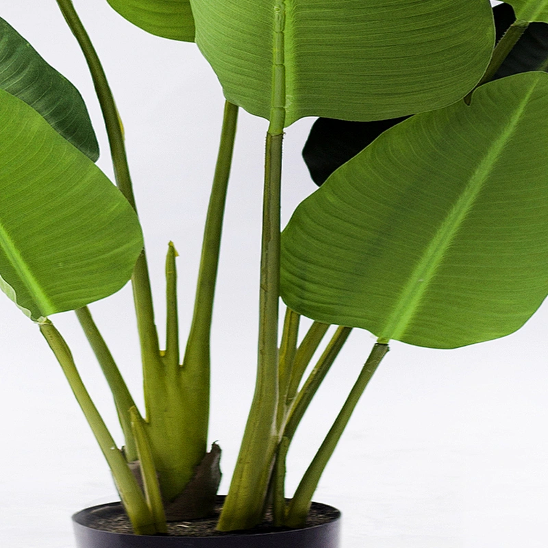 Factory Direct Sale Variegated Banana Tree Fiber Artificial Traveller's Banana Tree