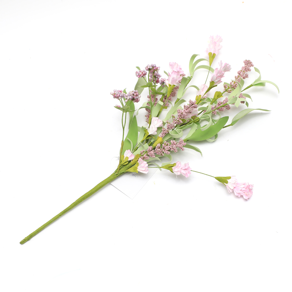 Eco Friendly Hand Wrapped Spring Floral Lilac Wreath Arts And Crafts home decoration Wreath Faux Flower