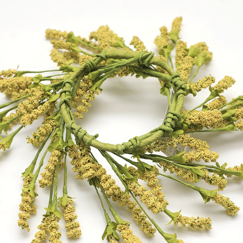 Luxury Lemon Real Touch artifical plant Wreath33cm  Hand Wrapped decoration simulation wreaths