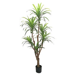 Nearly natural indoor artificial plastic dracaena polyester plastic iron wire paper artificial dracaena plant