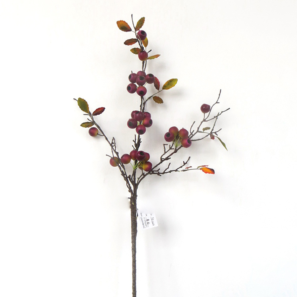 New Style Decoration Home Door Decorations 107cm Red And Yellow Artificial Flowers Artificial Wheat Spray