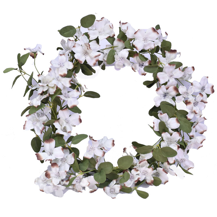 Personalized Handy Carfts Dogwood Wreath Eco Friendly Wedding Home Wreath Decorations