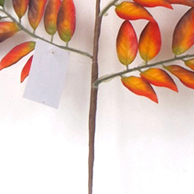 Focus on artificial flower manufacturing Hand Wrapped Floral 76cm Green Flowers Leaves Artificial Flowers For Sale