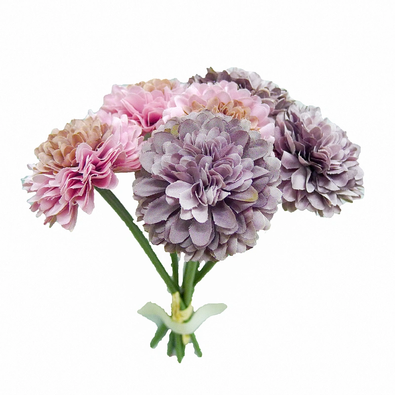Decorate Artificial little mum flower Christmas Decorations Artificial Hand Wrapped Floral little mum flower