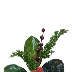 New Design handmade Pine needles and green leaves plant Real Touch 88.9cm artifical plant