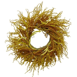 High Quality Affordable Orange And Yellow Spray 70cm artificial autumn wheat Home Door Decorations