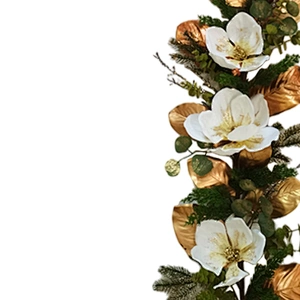 Christmas decorations Artificial flowers Real Touch wreath eucalyptus leaves personalized Artificial 152.4cm leaves
