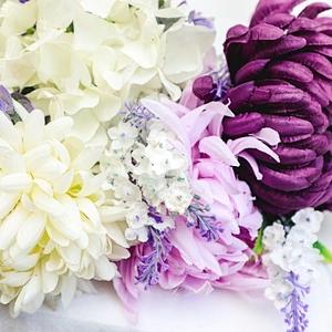 Wholesale fashion artificial spring silky flower home door decorations artificial silky flower bush for wedding