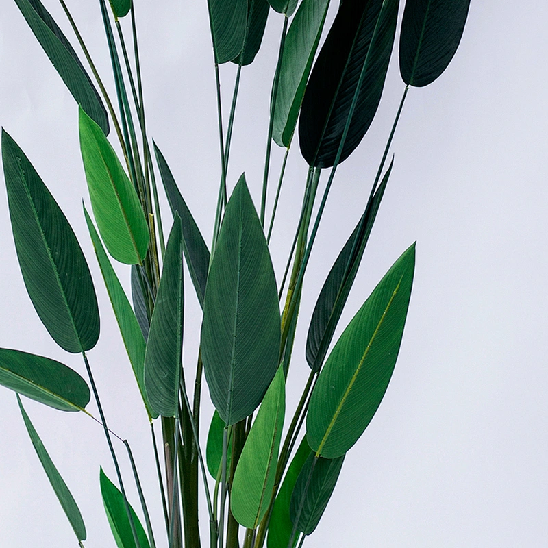 Hot sale fabric artificial strelitzia real touch artificial strelitzia artificial plants trees