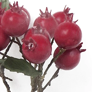Spring new fashionable family decorative flowers cheap wholesale fruit spray artificial flowers